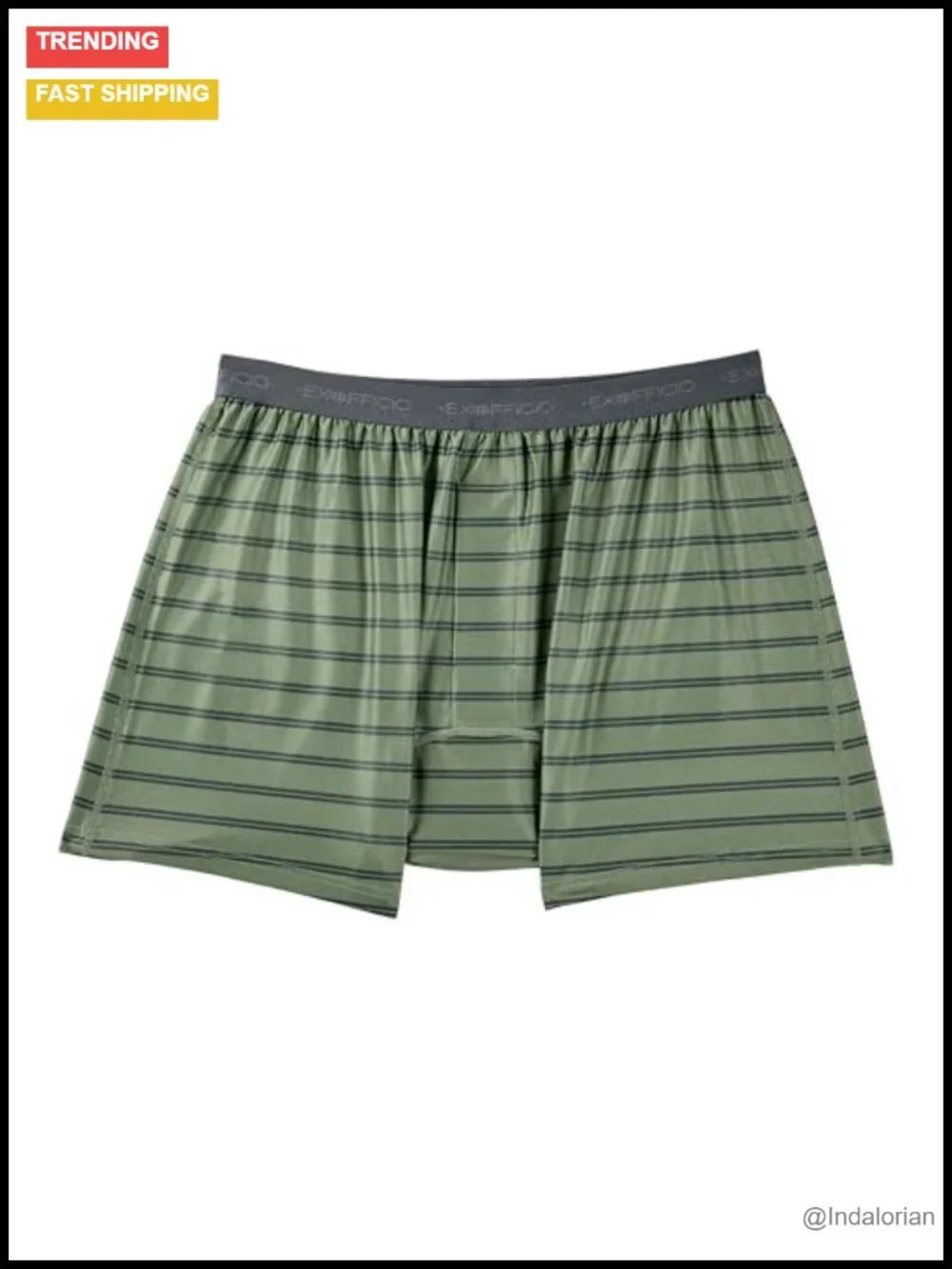 Men's Travel Boxer Underwear Breathable Nylon Blend Medium